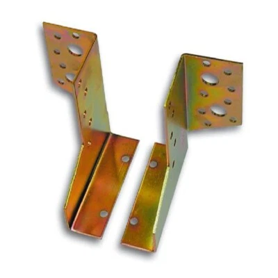 Supporto staffa ancoraggio regolabile per travi in legno ali esterne - Immagine 1 di 3