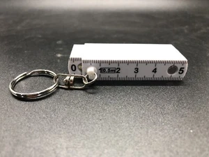 Carpender Measure Tape White Keychain Key Ring - Picture 1 of 4