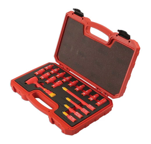 Laser Tools 6145 Insulated Socket Set 1/4"d 18pc