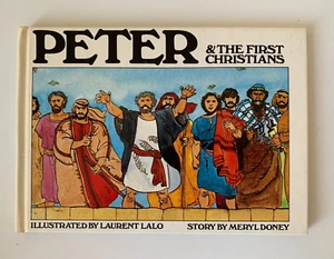Peter and the First Christians by Meryl Doney (HC 1985) Religous Picture Book - Picture 1 of 9