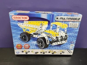ERECTOR Meccano Multimodel 10 Models Construction Set Real Metal 5560 New Sealed - Picture 1 of 6