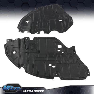 Protector contra salpicaduras del motor delantero izquierdo+derecho negro apto para Lexus ES350 ES300h 2013-2015 Foto 1 de 4