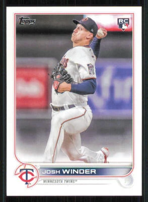 2022 Topps Update #US6 Josh Winder RC - Image 1 of 2