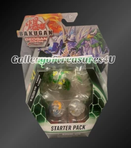 Paquete de 3 Bakugan Geogan Rising Starter Diamond Ultra Falcron Sharktar Fenneca - Imagen 1 de 3