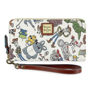 Disney Dooney Bourke TOY STORY Geldbörse mit umlaufendem Reißverschluss Kalbsleder Neu mit Etikett - Bild 1 von 1