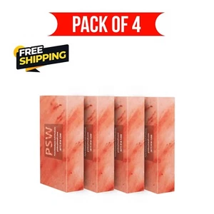 Himalayan Salt Bricks 8x4x2 Pack of 4 for Salt Spa, Sauna Wall & Home Decoration - Picture 1 of 14