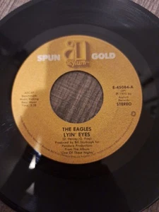 Rock 45 Eagles - Take It To The Limit / Lyin' Eyes On Spun Gold - Picture 1 of 4