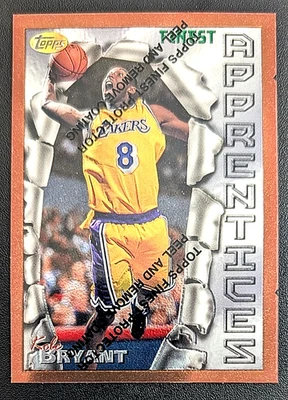 1996-97 Topps 最佳科比·布莱恩特 #74 新秀卡学徒带涂层 RC ⭐⭐⭐⭐⭐⭐ — 第 1/2 张图片