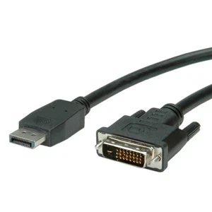 VALUE #11.99.5616 DisplayPort auf DVI Kabel ST/ST LSOH 3m schwarz - Bild 1 von 1