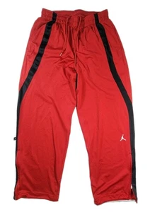 Nike Air Jordan Pantaloni da Pista Rosso Gamba Dritta Jumpman Uomo Large - Foto 1 di 9