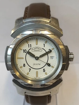 CAMEL TROFEO CUARZO ESFERA BLANCA 662.551-559 HOMBRE ESTADO FUNCIONANDO Foto 1 de 4