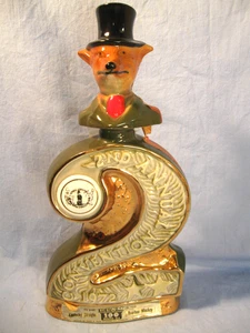 1972 Jim Beam EMPTY Decanter-2nd Annual Convention Fox W/Top Hat - Picture 1 of 19