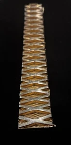 BRAZALETE BRAZALETE MODERNISTA X tejido X sobre malla firmado de colección christian dior grosse 1960 - Imagen 1 de 9