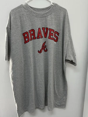 Camiseta manga corta Atlanta Braves Fanatics gris 4XL Foto 1 de 4