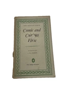 Comic and Curious Verse (J.M. Cohen - 1952 First Edition) Paperback Penguin - Picture 1 of 13