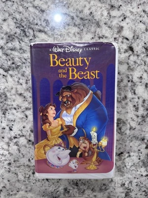 Disney Beauty and the Beast VHS Clamshell Black Diamond Edition - Image 1 of 4