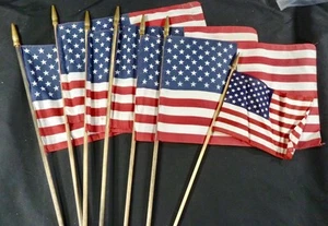 Konvolut 6 Vintage 60er Jahre Parade Amerikanische Flaggen 16 x 11 USA USA USA Amerika - Bild 1 von 5