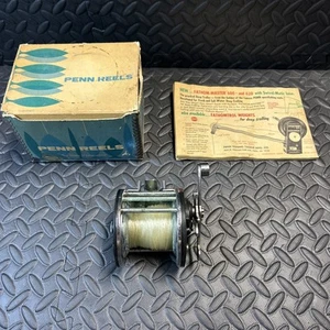 PENN Long Beach 67 Fishing Reel Box Catalog Level Wind Trolling Vintage - Picture 1 of 19