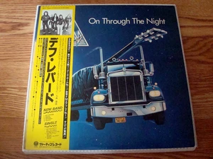 DEF LEPPARD ~ "ON THROUGH THE NIGHT" 1980 ORIGINAL JAPAN VINYL LP W/OBI / NM - Picture 1 of 13