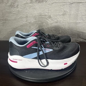 Brooks Ghost Max Damengröße 8,5 breit Laufen Gehen schwarz Schnürschuhe Turnschuhe - Bild 1 von 10
