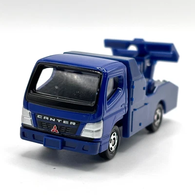 Camión de remolque Tomica Mitsubishi Fuso Canter 2002 diecast modelo Japón camión grúa juguete Foto 1 de 4