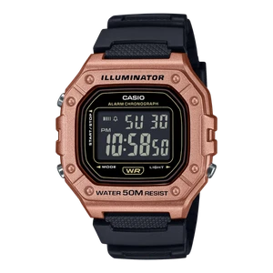 Orologio CASIO W-218HM-5BVEF Black Rose Gold - Picture 1 of 1