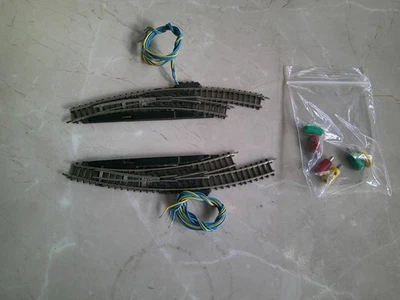 2 elektr. Bogenweichen 8568 / 8569 (8567) Märklin Miniclub Spur Z (M7) - Bild 1 von 3