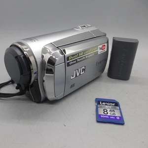 JVC Everio GZ-MS95SEK Handheld High Definition HDD Camcorder Silver Tested - Picture 1 of 7