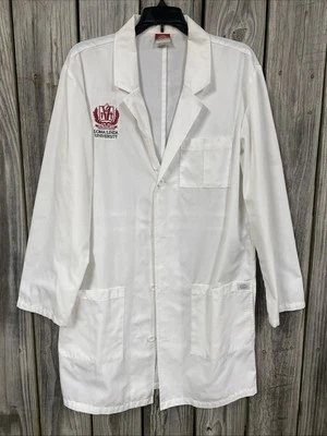 Dickies 36” Long Men's Consultation Lab Coat 81404 DWHZ White SZ44 - Image 1 of 3