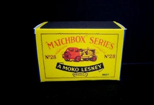 Matchbox Lesney Moko No.28a Bedford Compressor Truck (Reproduction Box only) - Picture 1 of 3