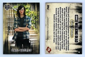 Carl Grimes #5 The Walking Dead Hunters & The Hunted 2018 Topps Trading Card