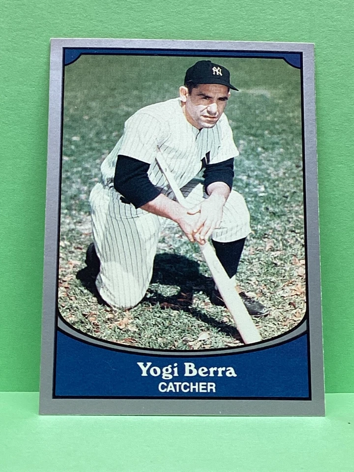 Tarjeta de leyendas de béisbol del Pacífico Yogi Berra 1990 Foto 1 de 1
