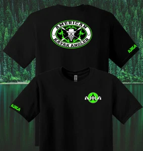 American Kayak Angler Short Sleeve T-shirt Kayak Fishing TRIBAL PHANTOM - Picture 1 of 1