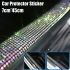Bling Rhinestone Car Door Sill Scuff Cover Scratch Protector Sticker Accessories