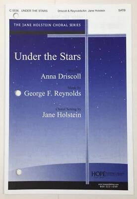 Under The Stars SATB Chorus Choral Piano Sheet Music Jane Holstein Hope Pub - Image 1 of 4