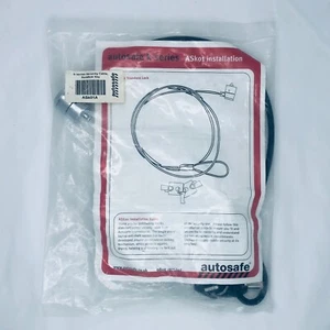 EcoSafe K1 Keyed Laptop Lock T-Bar Security Cable ASK01A - Afbeelding 1 van 7