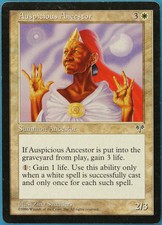 Auspicious Ancestor Mirage PLD White Rare MAGIC MTG CARD (ID# 201321) ABUGames