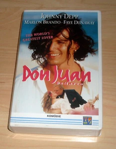 VHS Film - Don Juan DeMarco - Johnny Depp - Marlon Brando - Videokassette - Bild 1 von 2
