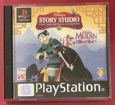 Disney's Story Studio Mulan  Sony PlayStation PS1 Complete with Manual EB06 - Image 1 of 3