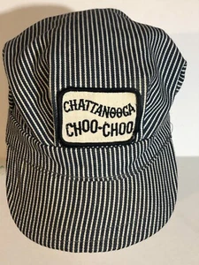 Chattanooga Chu Chu Train Conductor Gorra Sombrero Azul Ajustado H1 - Imagen 1 de 4