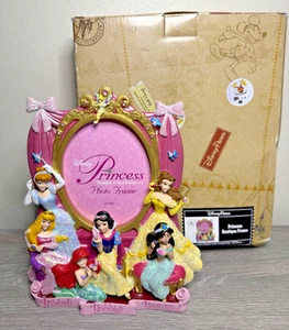 Disney Parks 3D Princess Bibbidi Boppidi Boutique Ceramic Photo Frame Sealed - Picture 1 of 5