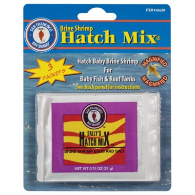 San Francisco Bay Brand Brine Shrimp Hatch Mix 3 pack Hatch Baby Brine Shrimp - Image 1 of 4