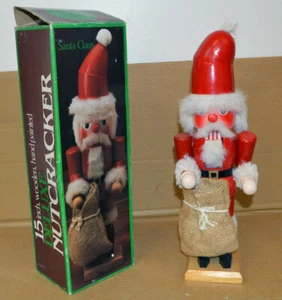 Deluxe Nutcracker Suite SANTA CLAUSE CARRYING TOY BAG LOOK 15" Original Box NOS - Picture 1 of 2