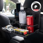 Folding Tidy Table Car Back Seat Storage Organiser Travel Drink Food Holder Tray
