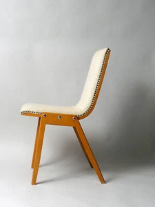 Roland Rainer Polster Stuhl gebogenes Holz  Pollack Oesterreich - Picture 1 of 4