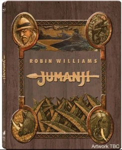 Jumanji (Robin WIlliams) Zavvi Exclusive Steelbook Ultra Limited New & Sealed - Picture 1 of 4