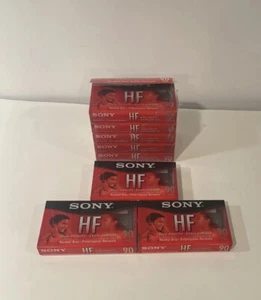 8 Pack of New Sony HF 90-minute cassettes: C-90HFC - Brand New - Sealed - Picture 1 of 7