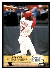 2000 Fleer Tradition Update #U8 ALEX OCHOA  Cincinnati Reds