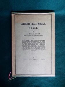Architectural Style, A. Trystan Edwards, 1926, 1st ed. Illustrated, Dust jacket - Foto 1 di 7