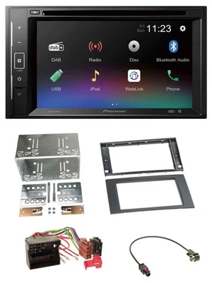 Pioneer Bluetooth MP3 USB 2DIN DAB DVD Autoradio für Ford Focus C-Max S-Max Gala - Bild 1 von 4